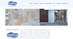 Desktop Screenshot of nativafarma.com.br