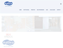 Tablet Screenshot of nativafarma.com.br
